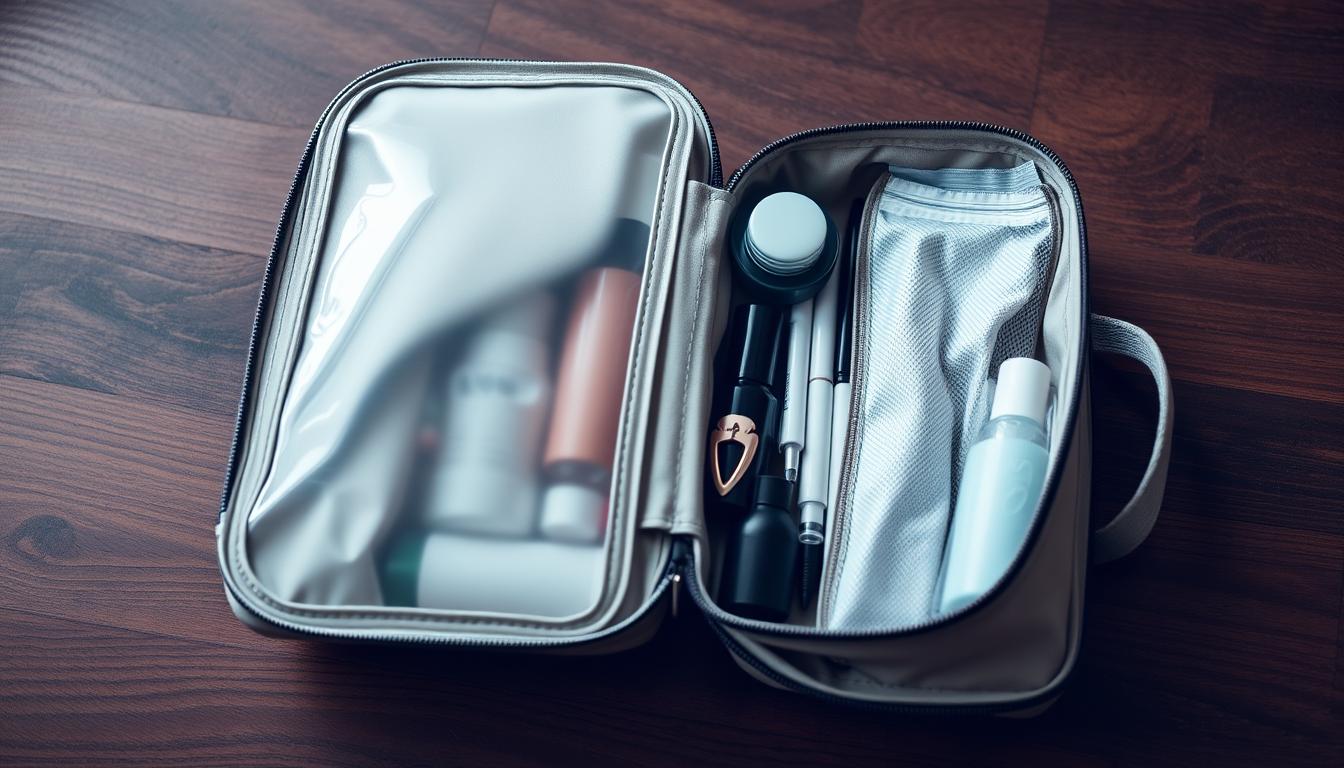 trousse de toilette de voyage